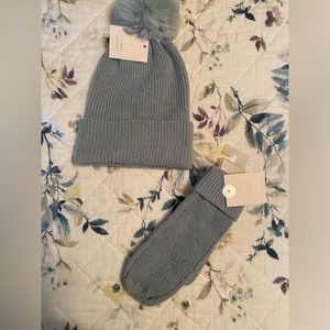 Winter hat and mittens set